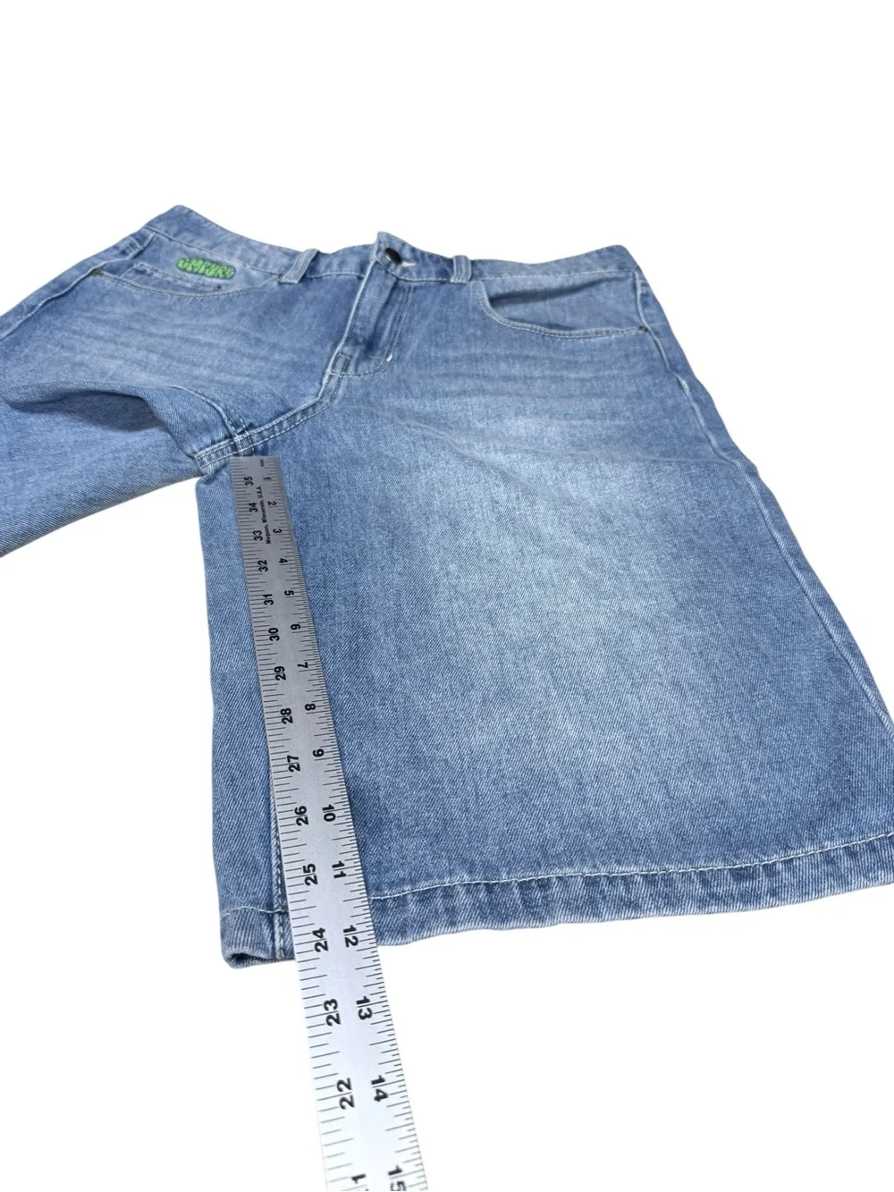 Empyre Baggy Skate Denim Shorts
